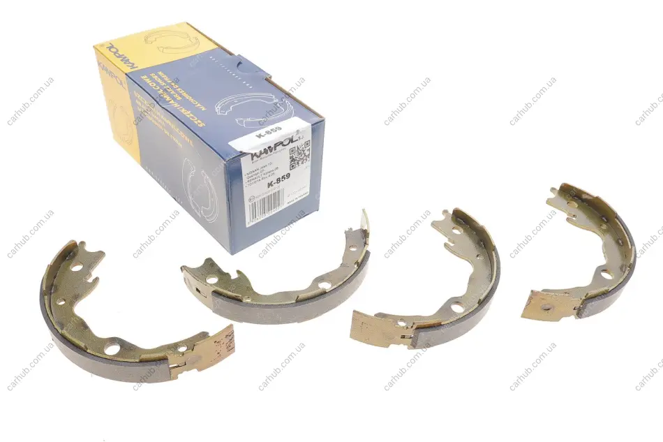 Колодки ручника Nissan X-Trail/Juke/Toyota RAV4/Mitsubishi Outlander II 07-12 (172x32) KAMPOL K-859 (фото 1)