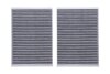 Фільтр салону MB S-class (W221) 05-13/CL (C216) 06-13 (вугільний) (к-кт 2шт.) KAVO FCA-10164C (фото 1)
