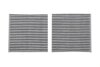 Фільтр салону BMW X3 (F25) 10-/X4 (F26) 14-18 (к-кт 2шт.) (вугільний) KAVO FCA-10284C (фото 1)