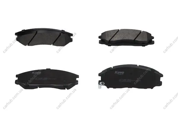 Колодки гальмівні (передні) Hyundai Santa Fe/Trajet 00-12/Ssangyong Actyon/Kyron 05-/Rexton 02- KAVO KBP-3019 (фото 1)