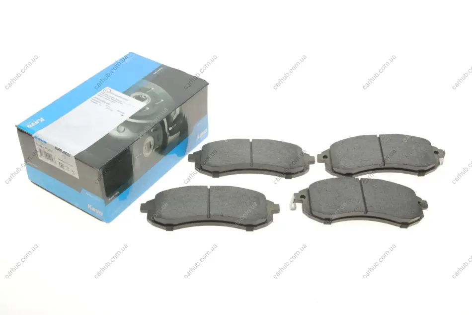 Колодки гальмівні (передні) Mitsubishi L200 2.5 TD 92-15 PARTS KAVO KBP-5533 (фото 1)