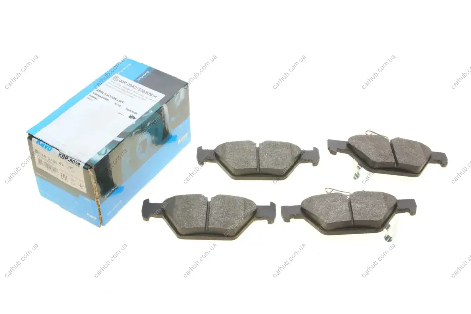 Колодки гальмівні (задні) Subaru Impreza/Outback/Legacy 14- (Akebono) PARTS KAVO KBP-8028 (фото 1)