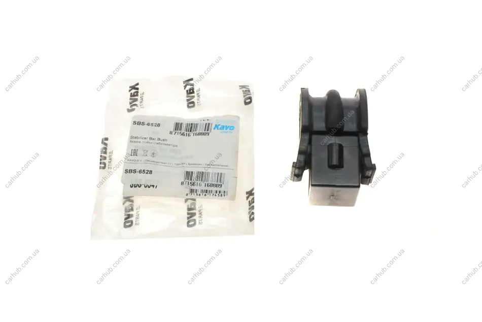 Втулка стабілізатора (переднього) Nissan Note 1.6 16V 06-13 (d=22mm) PARTS KAVO SBS-6528 (фото 1)