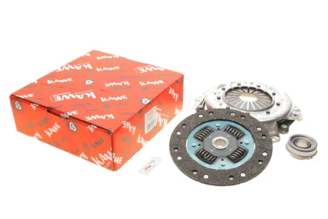 Комплект зчеплення Mitsubishi L200/Pajero III 2.5 TD 4WD 96-07 (d=225mm) (+вижимний) KAWE 957601