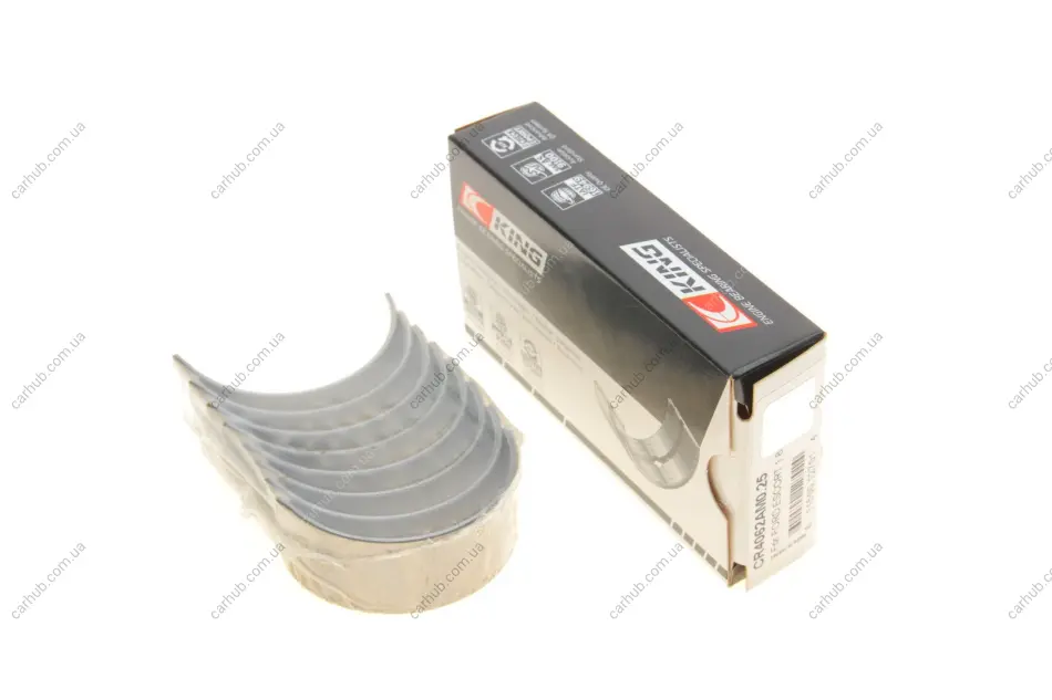 Вкладиші шатунні Ford Fiesta 1.8 -02 (+0.25) KING King CR4062AM0.25 (фото 1)