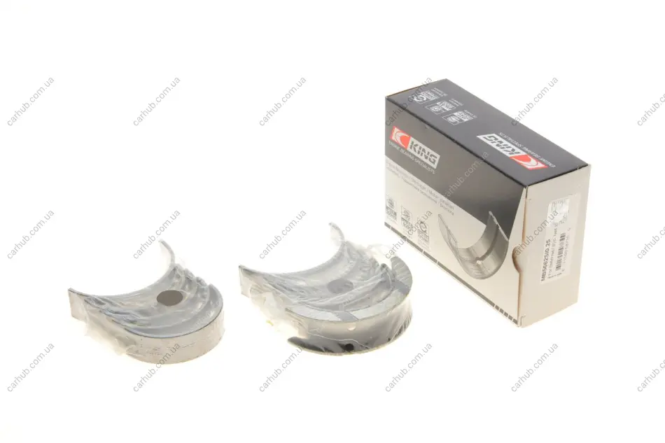 Вкладиші корінні BMW 3 (E46/E90)/5 (E60) 1.6-2.0d 01-13 (N42/N43/N46) (+0.25) KING King MB5662SI0.25 (фото 1)