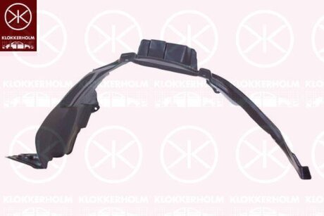 Підкрилок ніша колеса, пластик KLOKKERHOLM 1678388