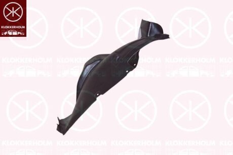 Підкрилок передній правий, ніша колеса, пластик KLOKKERHOLM 3508388