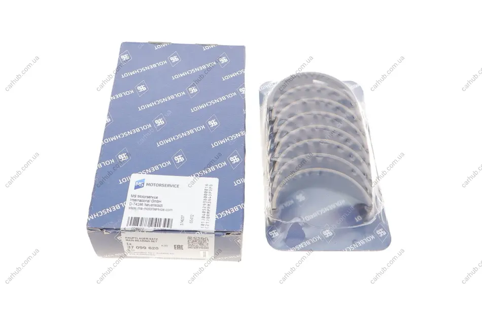 Вкладиші корінні VW Polo V/Skoda Fabia III 1.4 TDI 14- (+0.50) KOLBENSCHMIDT 37099620 (фото 1)