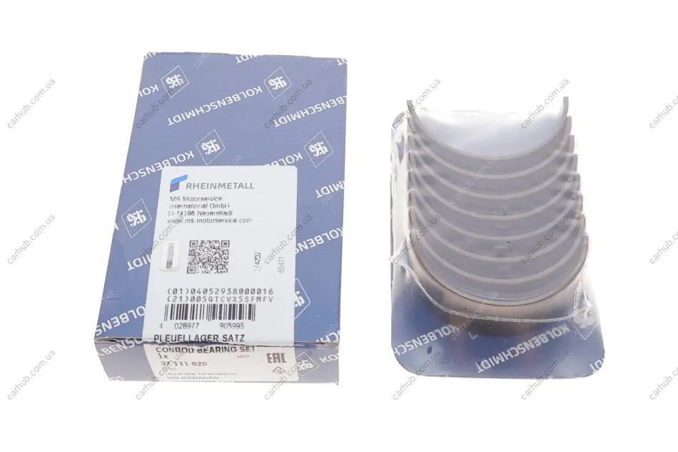 Вкладиші шатунні VW T5/T6 2.0 TSI 11- (+0.50) KOLBENSCHMIDT 37111620 (фото 1)