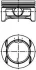 Поршень OPEL 73,65 KOLBENSCHMIDT 40386610 (фото 1)