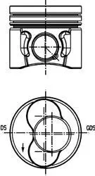 Поршень Audi A3/Skoda Fabia II/VW Caddy III/Golf V 1.9 TDI 03-10 (79.51mm/STD) (1-2 циліндр) KOLBENSCHMIDT 40421600 (фото 1)