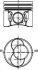 Поршень Audi A3/Skoda Fabia II/VW Caddy III/Golf V 1.9 TDI 03-10 (79.51mm/STD) (3-4 циліндр) KOLBENSCHMIDT 40422600 (фото 1)
