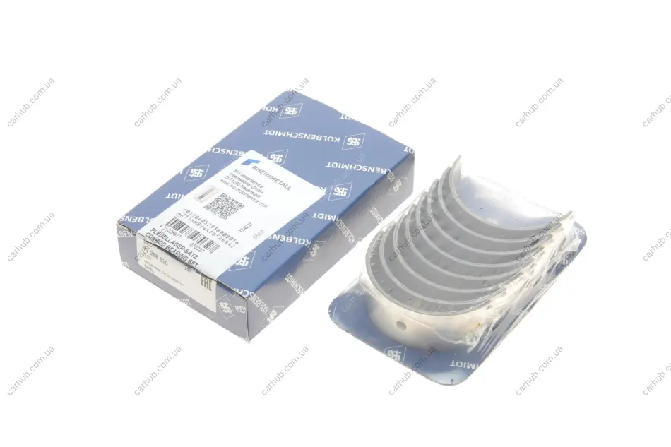 Вкладиші шатунні Opel Astra F/G/Kadett E/Omega A/B 2.0 86- (+0.25) KOLBENSCHMIDT 77268610 (фото 1)