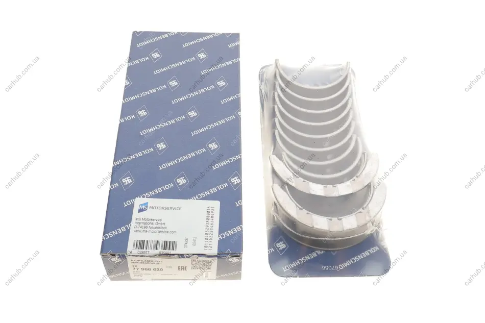 Вкладиші корінні BMW 3 (F30/F80)/5 (F10)/X5 (F15/F85) 11-18 N20/N26 (+0.50) KOLBENSCHMIDT 77966620 (фото 1)