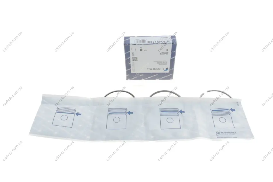 Кільця поршневі Renault Kangoo/Clio/Logan/Megane 1.5dCi 03- (76.00mm/STD) (2-2-2.5) KOLBENSCHMIDT 800044510000 (фото 1)