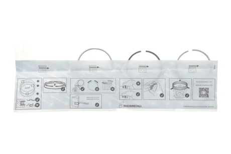 Кільця поршневі Ford Transit Connect 1.5 TDCi 15- (73.5mm/STD) KOLBENSCHMIDT 800124710000