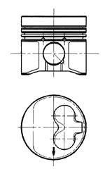 Поршень VW T4 1.9TD 92-03 (79.51mm/STD) KOLBENSCHMIDT 91429600