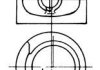 Фото 1 - поршень VW Passat/Golf III/Caddy/ Audi 100 1.8 82- (81.01mm/STD) KOLBENSCHMIDT 93928600 Поршень VW Passat/Golf III/Caddy/ Audi 100 1.8 82- (81.01mm/STD) KOLBENSCHMIDT 93928600 (фото 1)