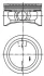 Поршень комплект на OPEL Vectra B, C, Astra G 2,2 00- KOLBENSCHMIDT 94912610 (фото 1)