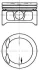 Поршень, комплект OPEL Astra,Omega,Vectra 2,0i 16V KOLBENSCHMIDT 97332620 (фото 1)
