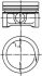 Поршень двигуна SMART M160 63,50 STD KOLBENSCHMIDT 99455600 (фото 1)