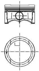 Поршень Audi A3/A4/VW Passat/Caddy 1.6 96-10 KOLBENSCHMIDT 99792600 (фото 1)