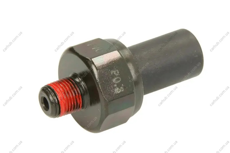 Датчик тиску масла (0,3Бар, 1 pin, чорн) HYUNDAI ACCENT II, ACCENT III, COUPE II, ELANTRA III, GETZ, H-1, H-1 / STAREX, I10 I, MATRIX, SANTA FÉ I, SONATA IV, SONATA V, TERRACAN, TRAJET 1.0-3.5 09.00- KOREA K40502OEM (фото 1)