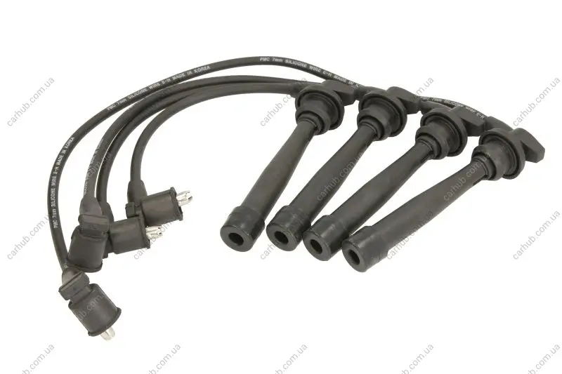Комплект проводів запалювання HYUNDAI COUPE I, LANTRA II, SANTA FÉ I, SONATA IV 1.6-2.4 11.95-03.06 KOREA L30502OEM (фото 1)