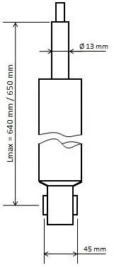 Амортизатор задній Audi A3 (8V1/ 8VK) 12- /Skoda Octavia III/VW Golf VII 12- KYB 3448025 (фото 1)