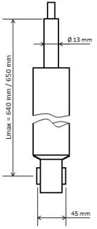 Амортизатор задній Audi A3 (8V1/ 8VK) 12- /Skoda Octavia III/VW Golf VII 12- KYB 3448025