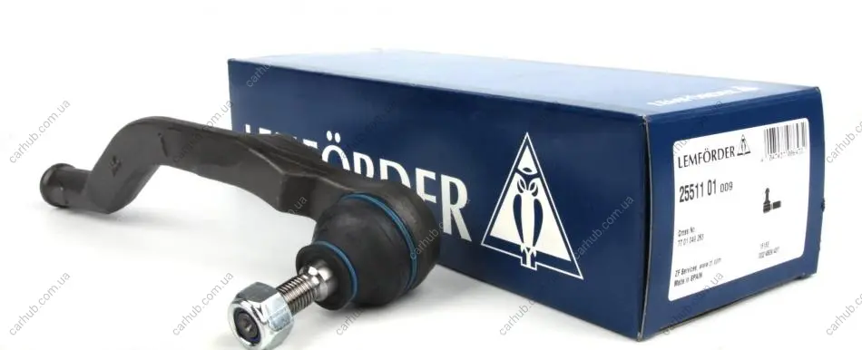 Наконечник тяги рульової (R) Renault Trafic/Opel Vivaro 01- LEMFORDER 25511 01 (фото 1)