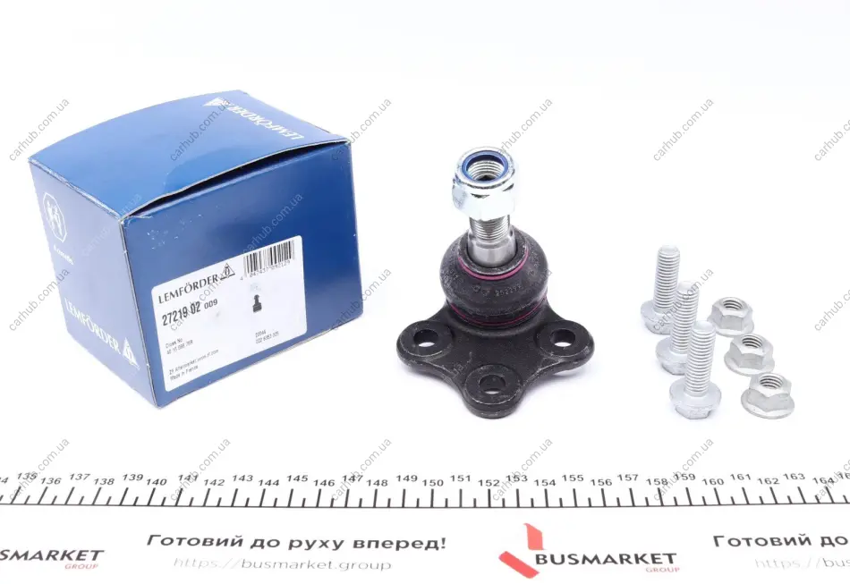 Опора кульова (передня/знизу) Renault Trafic/Opel Vivaro 01- LEMFORDER 27219 02 (фото 1)