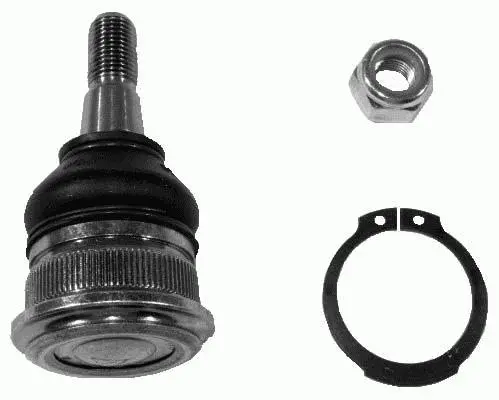 Шарова опора лів/прав (нижн передн) (діаметр конуса 13,5mm) CITROEN C1 PEUGEOT 107 TOYOTA AYGO, ECHO, YARIS, YARIS / VIOS, YARIS VERSO 1.0-1.8 04.99- LEMFORDER 2990401 (фото 1)