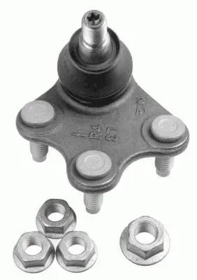 Шарова опора прав (нижн передн) (діаметр конуса 15mm) AUDI A1 SEAT CORDOBA, IBIZA III, IBIZA IV, IBIZA IV SC, IBIZA IV ST, MII, TOLEDO IV SKODA CITIGO, E-CITIGO, FABIA I 1.0-Electric 08.99- LEMFORDER 3390601 (фото 1)
