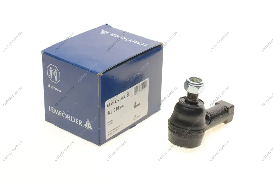 Наконечник тяги рульової Citroen C-Crosser/Mitsubishi Lancer VIII 07-/Outlander II/Peugeot 4007 06-13 LEMFORDER 34910 01 (фото 1)