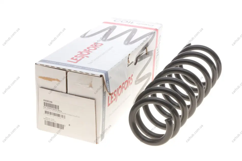 Пружина (передня) BMW X5 (E70) 06-13 N52/N57/N62 (для авто.з Adaptive Drive) LESJOFORS 4008548 (фото 1)