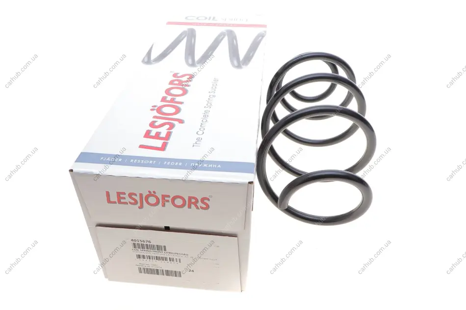 Пружина (передня) Citroen Berlingo/Peugeot Partner 1.6/1.6HDi 08- (+AC) (фургон) (без посил.ход.ч) LESJOFORS 4015676 (фото 1)