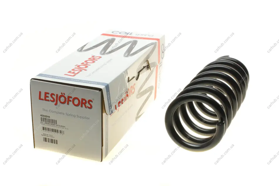 Пружина (передня) Mitsubishi Pajero III 3.2DI-D/3.5/3.5 V6 GDI 00-06 (всюдихід закр./відкр.) LESJOFORS 4059244 (фото 1)