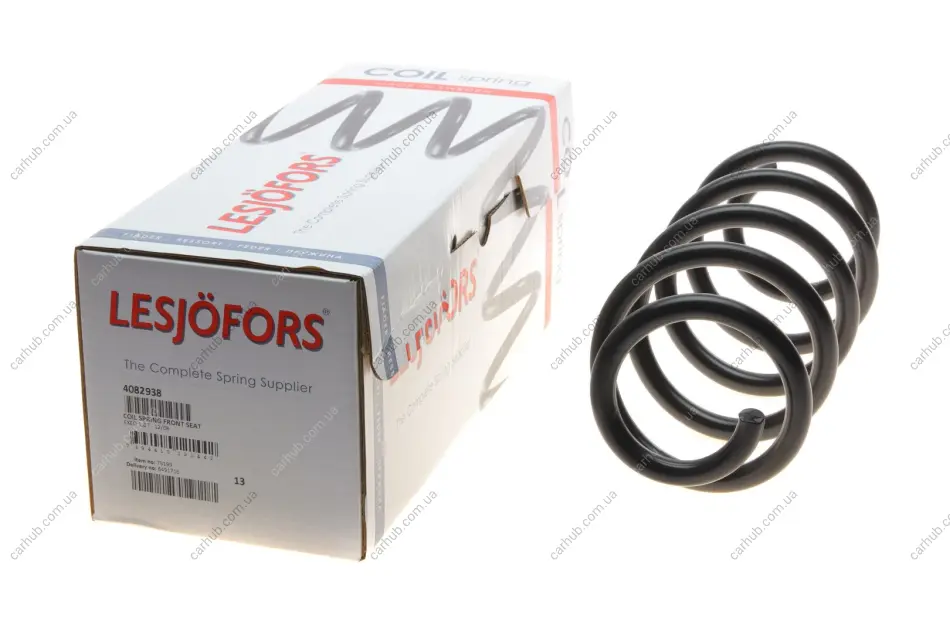 Пружина (передня) Seat Exeo 1.8T 08-10 (седан/универсал) (без спорт.ход.ч) LESJOFORS 4082938 (фото 1)