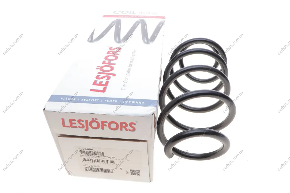 Пружина (передня) VW Passat B6/B7 1.4-1.8TSI/2.0FSI 05-14 (седан/унив)/Skoda SuperB 1.4TSI 08-15 LESJOFORS 4095084 (фото 1)