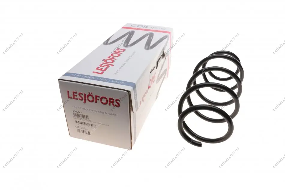 Пружина (передня) VW Polo 1.4TDI 01-09 (осн. BlueMotion)/Fox 1.2/1.4 05-11 (нах.зад.частина) LESJOFORS 4095087 (фото 1)