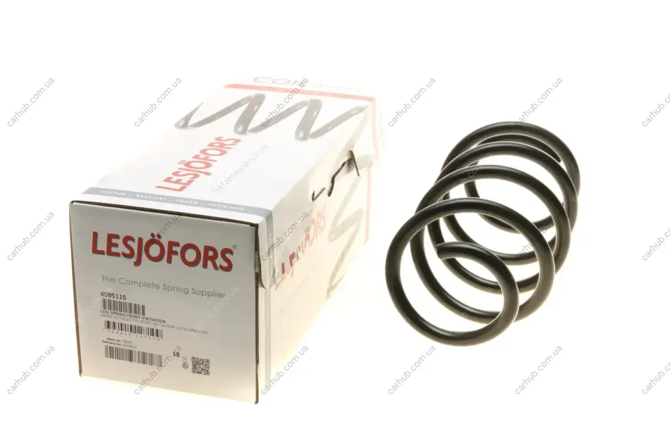 Пружина (передня) VW Passat B6/B7 2.0FSI 4motion/1.9-2.0TDI 05-14 (седан/універсал)(зі спорт.ход.ч) LESJOFORS 4095115 (фото 1)