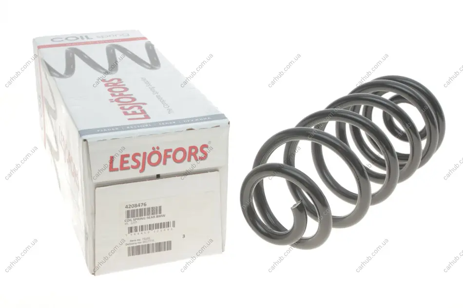 Пружина (задня) BMW X5 (E70) 3.0d/sd/si +xDrive 07-13/X5 (F15/F85) xDrive 25d/30d 13-18 (позашляховик) LESJOFORS 4208476 (фото 1)