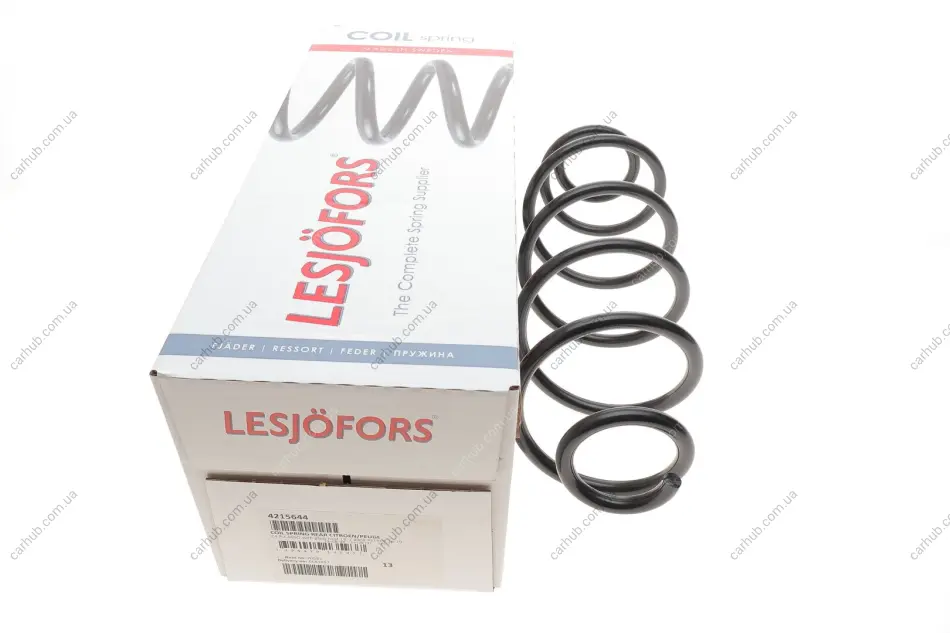Пружина (задня) Citroen C4 1.6HDi/THP/VTi/2.0BlueHDi 13- (вэн)/Peugeot 3008 1.2-1.6THP 16- (SUV) LESJOFORS 4215644 (фото 1)