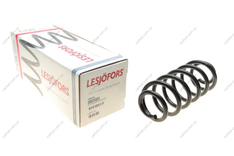 Пружина (задня) Seat Leon 1.2-1.8TSI/1.4-1.6/2.0FSI 06-12 (хетч.)/Peugeot 308 1.4-1.6/1.6HDi 07-14 LESJOFORS 4282921 (фото 1)