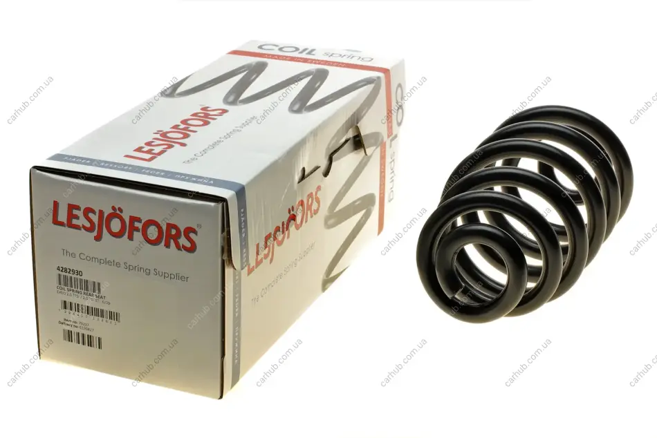 Пружина (задня) Seat Exeo ST 2.0TDI/TFSI 09-13 (універсал) (без спорт.ход.ч) LESJOFORS 4282930 (фото 1)