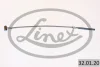 Трос стояночного гальма передн лів/прав (312мм) OPEL ASTRA G, ASTRA G CLASSIC, VECTRA B, ZAFIRA A 1.2-2.6 09.95-12.09 LINEX 320120 (фото 1)