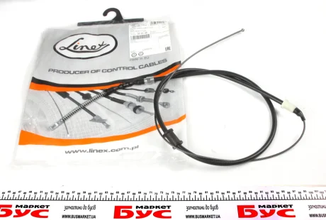 Трос ручника (R) Opel Vectra A 1.4-1.8i 88-95 (2079/1022 мм) LINEX 32.01.36
