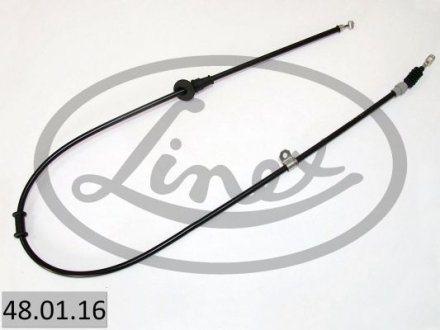 Трос ручника (передний) (R) Volvo S40/V40 95-04 (1590/1468mm) LINEX 48.01.16 (фото 1)